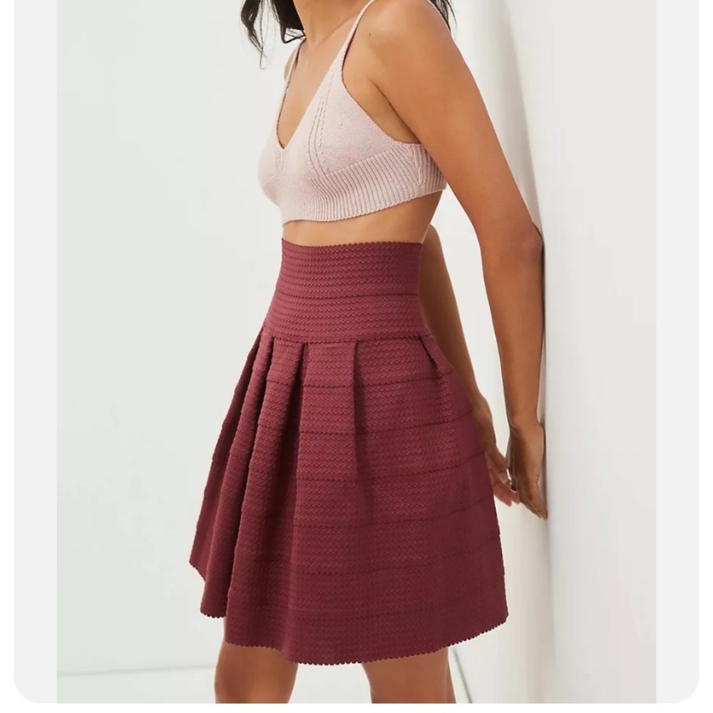 Anthropologie Girls from Savoy Ponte Bell Skirt